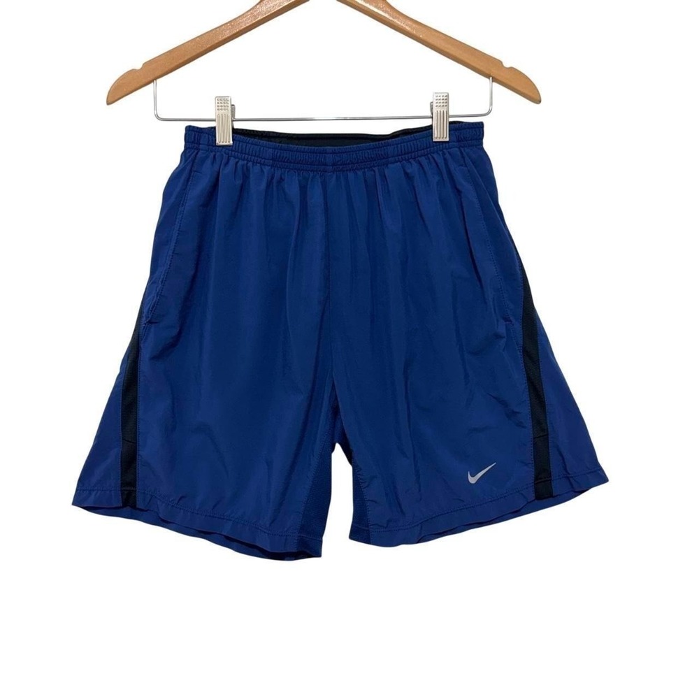 Small Blue Nike Challenger Running Shorts 7"